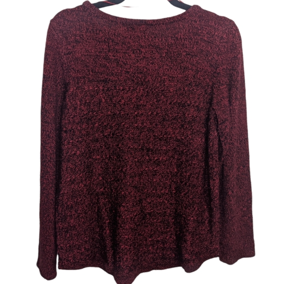 Croft & Barrow Red Marled Sweater ❤️ Size XL - Picture 2 of 5